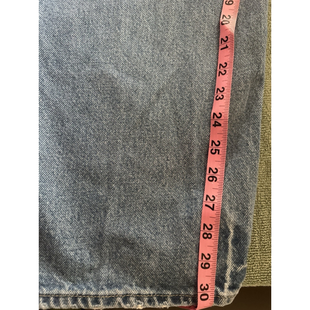 Universal Thread Mid Rise 90s Baggy Jeans Size 12 Distressed Medium Wash Denim - Picture 4 of 5